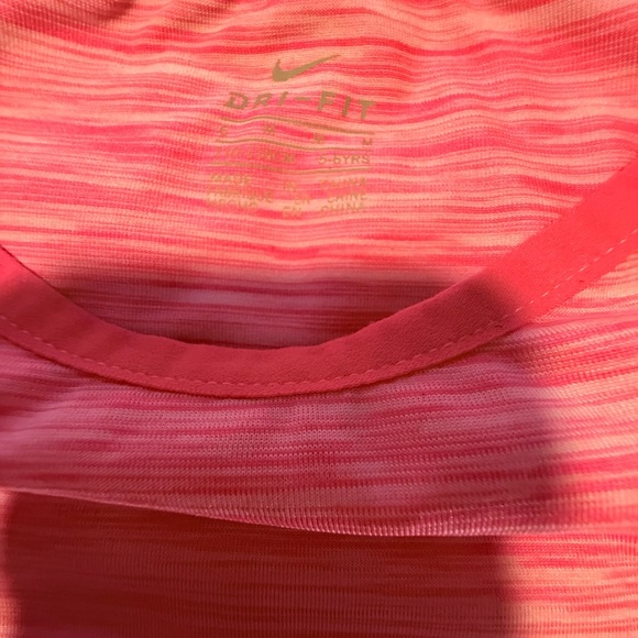 Nike Kids Bright Pink Long Sleeve Tee - Picture 2 of 3